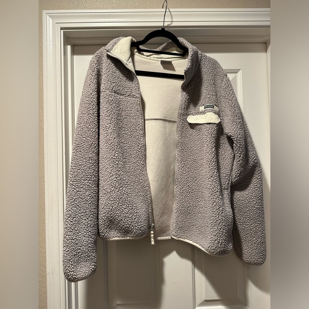 Columbia Gray Teddy Jacket